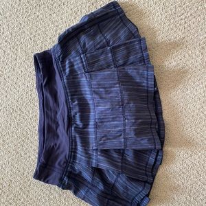 Lululemon Striped Purple Skirt